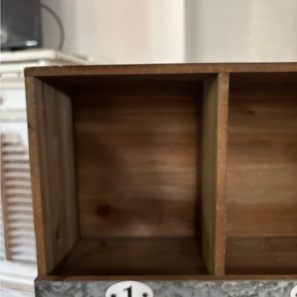 Pottery Barn Brown and Gray Wall Display Shelf - Picture 3 of 3